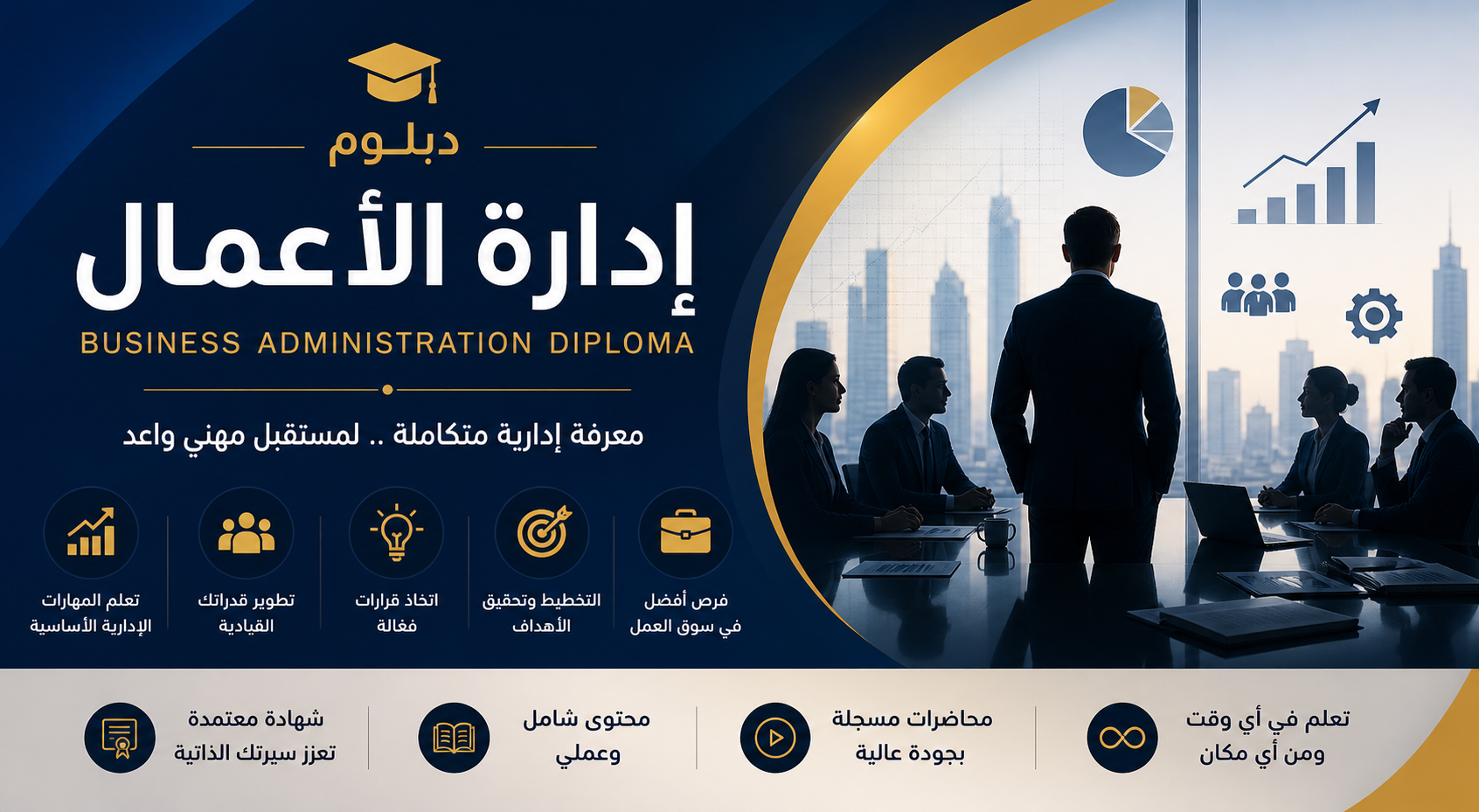 دبلوم تخصصي في إدارة الأعمال Specialized Diploma in Business Administration